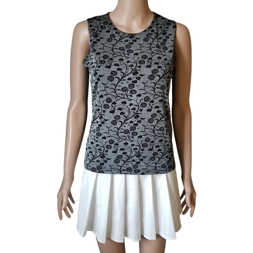 Vintage Western Connections Floral Sleeveless Top